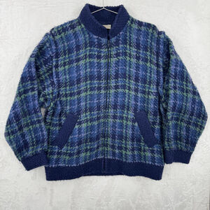 Boyne Valley Weavers Vtg Handcrafted in Ireland Sweater Zip Off Sleeves Vest Med